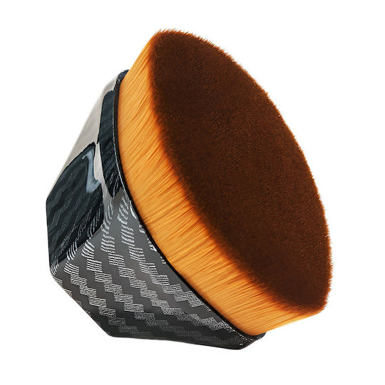 Flat Kabuki Brush Foundation Flippy Black 6x3.8x4.2 Cm Protective Case