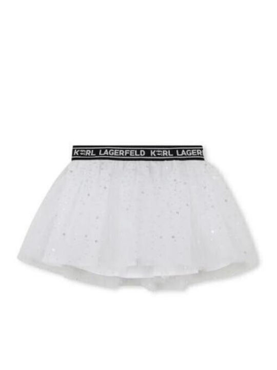 Kids' Set with Skirt Winter 2pcs White