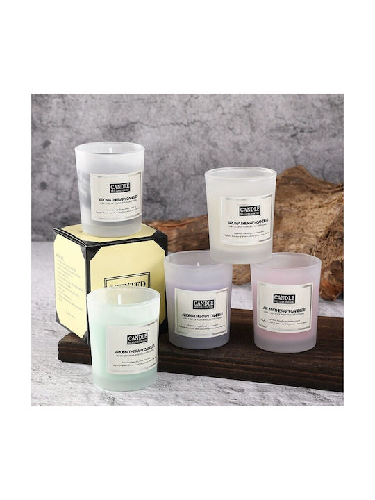 Aromatisches Soja-Kerze im Gefäß mit Sandelholz-Parfüm 50gr