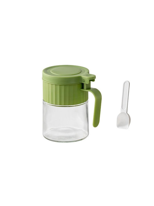 Vaza pentru Zahăr cu capac Sticlă Verde 180ml
