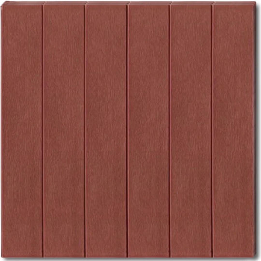 Panouri Decorative 3D Din PVC Autoadezive Roșii 70x70cm 10 Bucăți