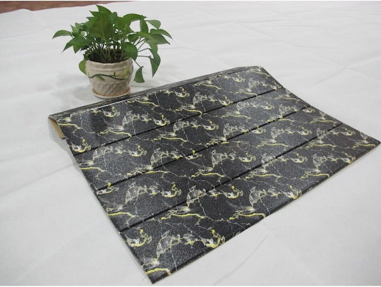 PVC Autoadeziv Negru 70x70 cm 10 Bucăți PVC Autoadeziv Negru 70x70 cm 10 Bucăți