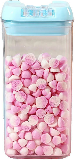 Cereal Box with Lid Plastic Transparent 1200ml