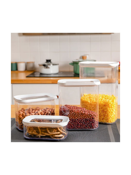 Box Getreide mit Deckel Kunststoff Transparent 450ml