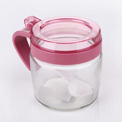 Vază Pentru Zahăr Cu Capac Sticlă Transparentă 180ml 1 Bucată