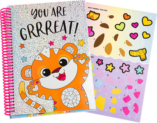 Sticker By Numbers Cute Animals