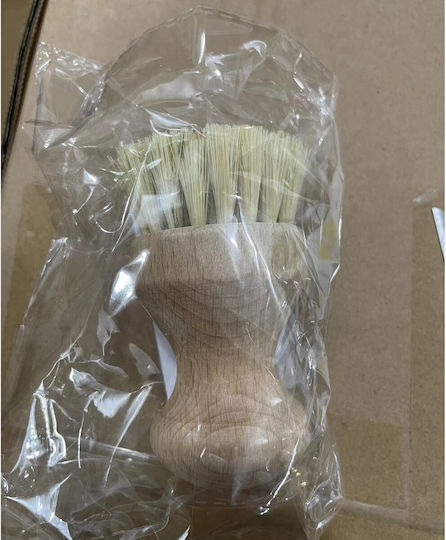 Perie Curățare Vase Flippy Lemn de Bambus 8 X 5 Cm Perie Sisal Maro