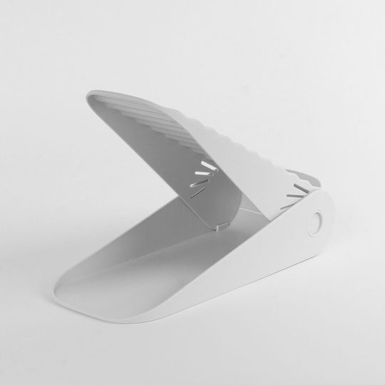 Bază Din Plastic Pentru Depozitarea Pantofilor În Culoare Albă 25.5x11x7.5cm
