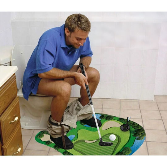 Covoraș de Baie Flippy Design Teren de Golf Interactiv 14+ Ani PVC 80 x 69 cm Verde
