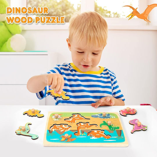 Wooden Kids Peg Puzzle for 3+ years+ Years 8pcs