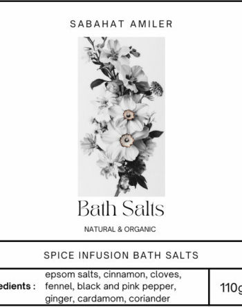 Sabahat Spice Infusion Bath Salts 110gr