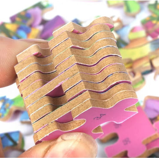 Holz Kinderpuzzle für 3+ Jahre alt+ Jahre 60pcs