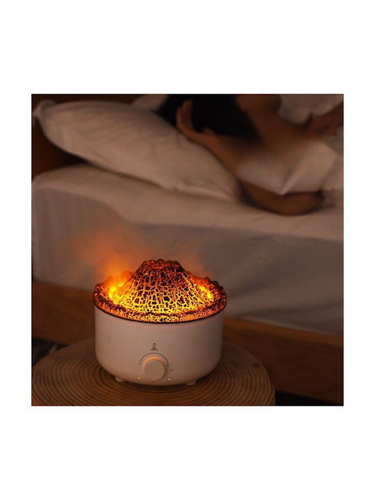 Lumini LED Dispozitiv de aromaterapie Ultrasonic cu temporizator Alb 560ml