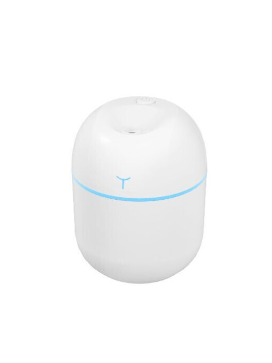 Lumini LED Dispozitiv de aromaterapie Ultrasonic cu temporizator Alb 220ml