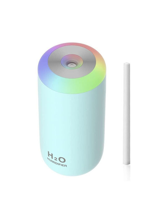 Lumini LED Dispozitiv de aromaterapie Ultrasonic cu temporizator Albastru 350ml