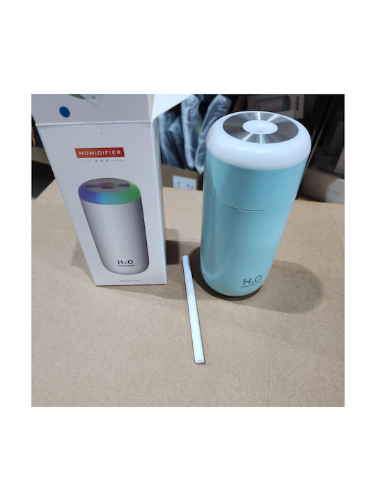 Lumini LED Dispozitiv de aromaterapie Ultrasonic cu temporizator Albastru 350ml