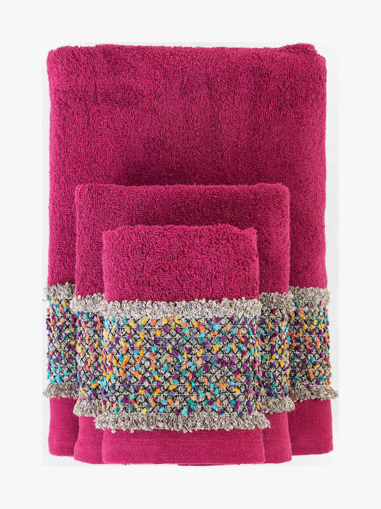 Borea Bath Towels Set 2 pcs Jules Petrol