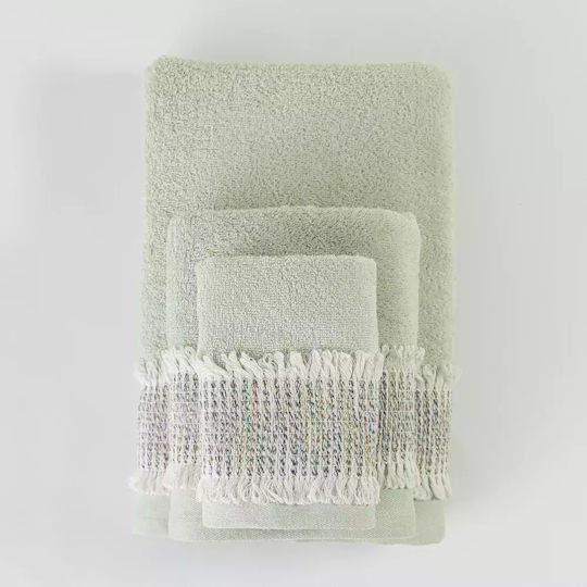 Borea Bath Towels Set of Towels 3 pcs Powder