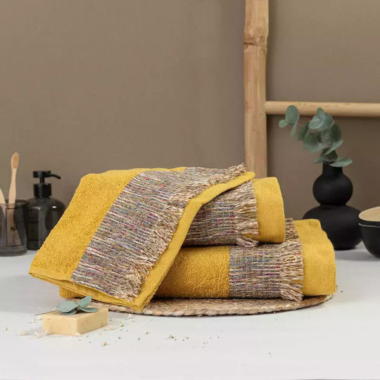 Borea Bath Towels Set 3 pcs Siesta Mustard