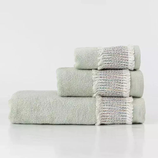Borea Bath Towels Set of Towels 3 pcs Powder