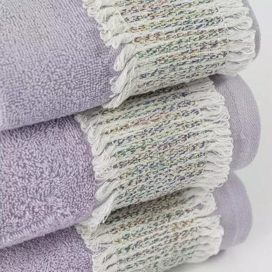 Borea Bath Towels Set of Towels 3 pcs Powder