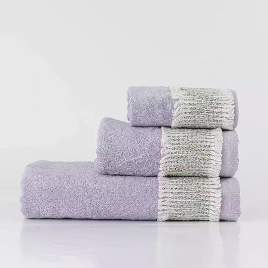 Borea Set De Prosoape De Baie 3 Buc Lila