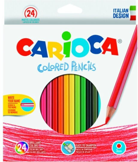 Carioca Colored Pencils Farbstift-Set 24Stück Packung von 1 Verpackungen