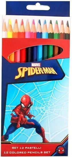 Spiderman Spiderman Ξυλομπογιές Σετ 12 χρώματα