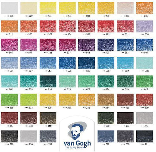 Talens Van Gogh Coloured Pencils 60pcs (set of 1pc). (3 Interest-Free Installments.)