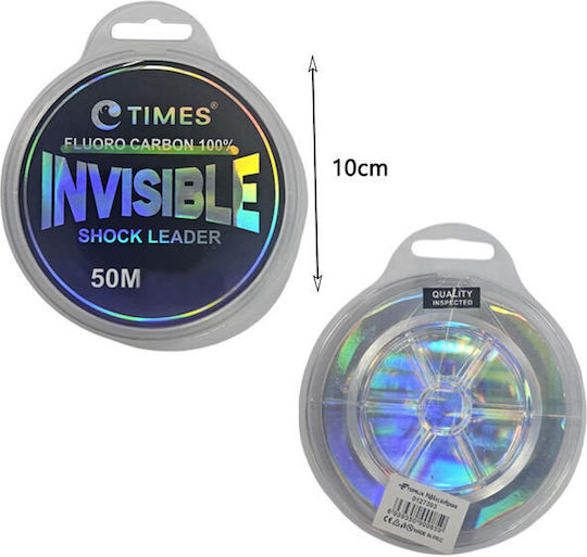 Additional Reinforced Transparent Fishing Line #2.0 11lb 0.24mm Invisible Shock Leader Fluorocarbon