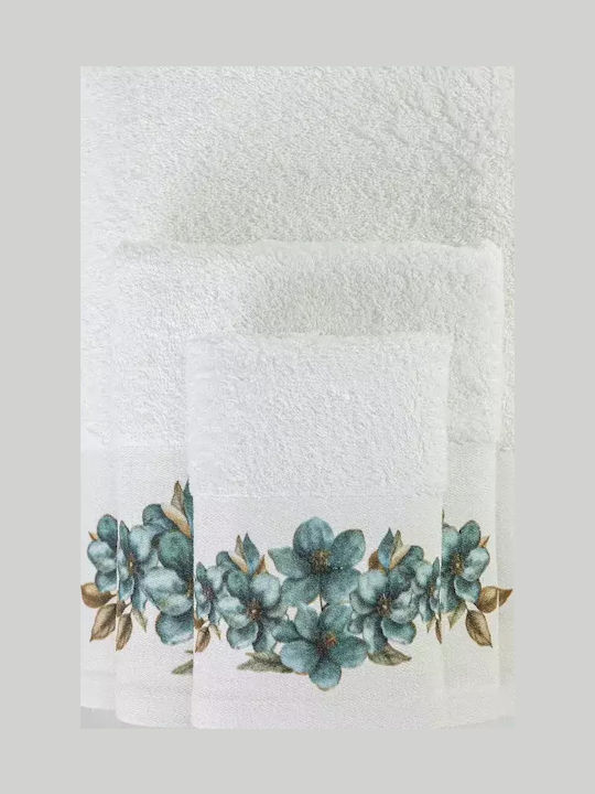 Borea Set De Prosoape De Baie 3 Buc Emerald Ecru
