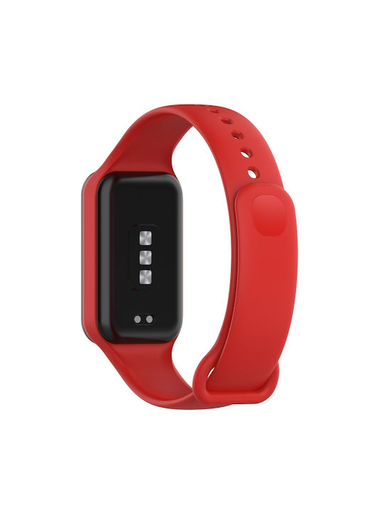 Silicone Λουράκι με Πλαίσιο Λουράκι Κόκκινο (Smart Band 8 Active)