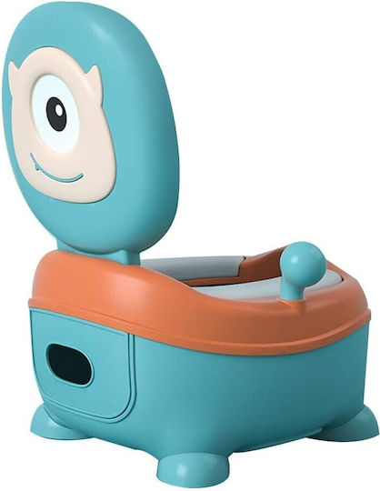 Potty Toilet with Lid Blue