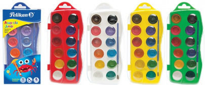 Pelikan Set Junior Σετ Νερομπογιές με Πινέλο 12 Χρωμάτων