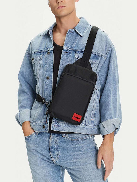 Ethon Herrentasche Schulter / Crossbody Schwarz