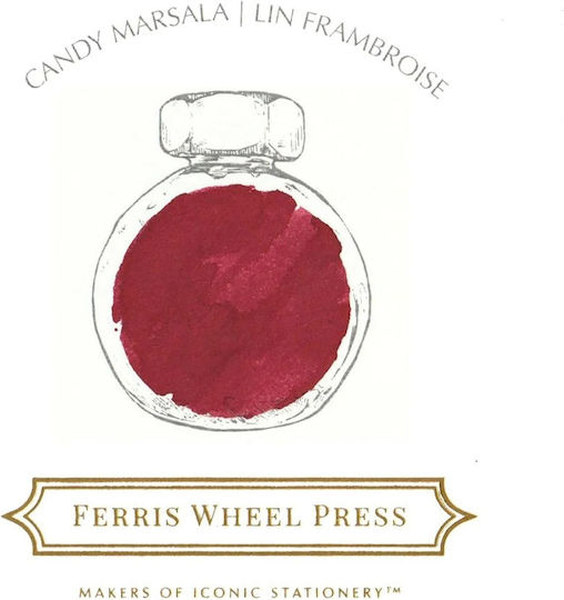 Ferris Wheel Press Replacement Ink for Pen ink Rich and mature tones Beautiful shades Low sheen It is water-based and compatible with pens of all manufacturers The famous brass cap 38ml