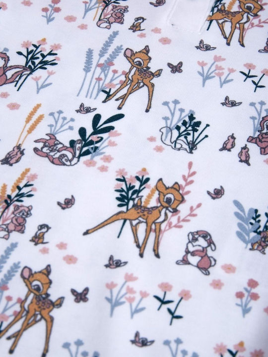 Disney Bambi Комплект Бебешко Боди Дълъг ръкав Pink 2бр
