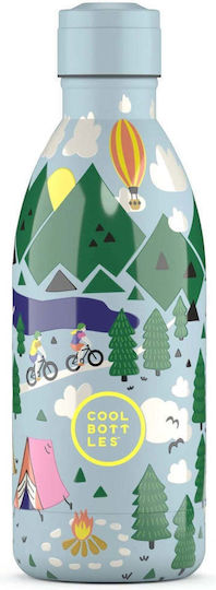 Cool Bottles Παιδικό Παγούρι Ανοξείδωτο με Καλαμάκι 500ml