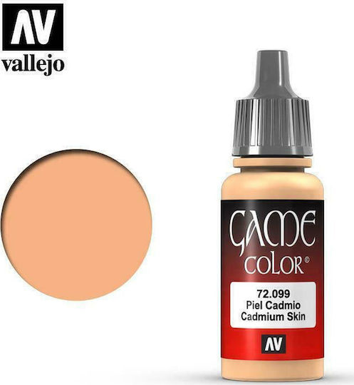 Acrylicos Vallejo Game Modellbau Farbe Cadmium Skin 18ml
