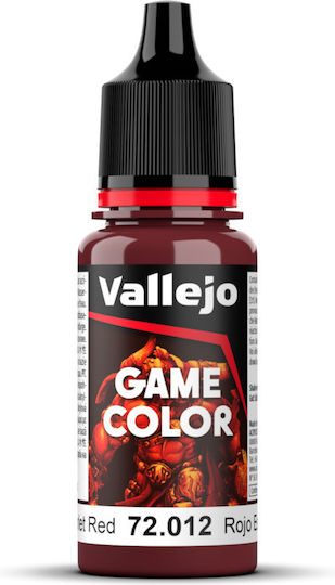 Acrylicos Vallejo Game Χρώμα Μοντελισμού Red 18ml