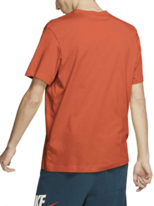 Just Do It Athletic T-shirt Orange
