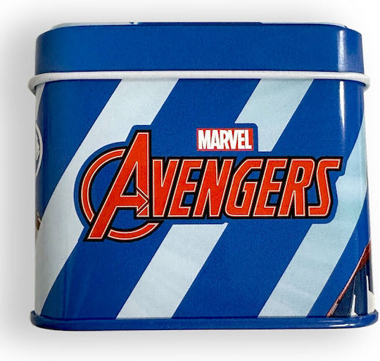 Avengers Πλαστικό Παιδικό Δοχείο Φαγητού Μαύρο