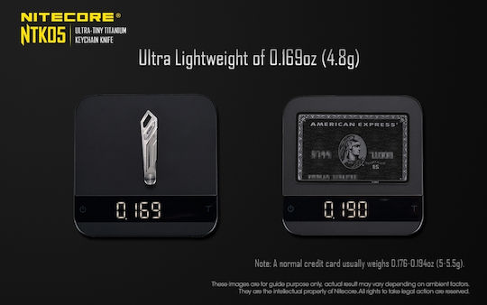 NiteCore Titanium Utility Μαχαίρι Μπεζ