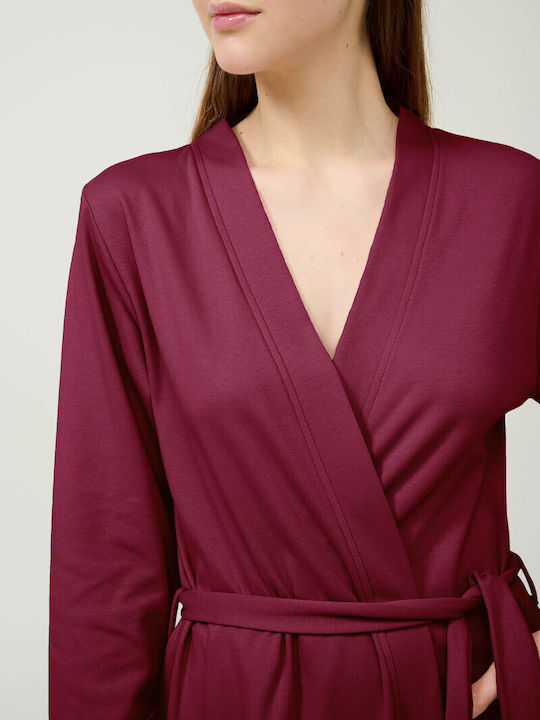Vamp Winter Women's Robe Red Beet