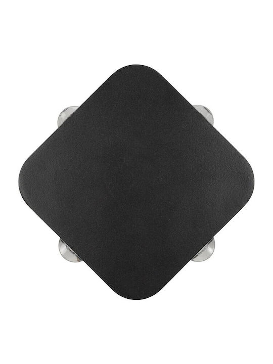 GloboStar Wall-Mounted Outdoor Lighting LED IP65 8W with Warm White Light 13.5x4.5x13.5cm
