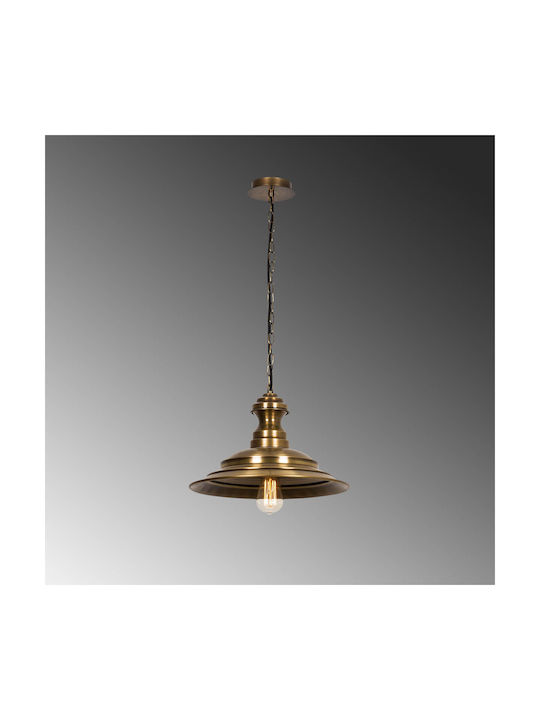 Opviq Sivani Pendant Light Yellow with Socket E27 39x39x115cm