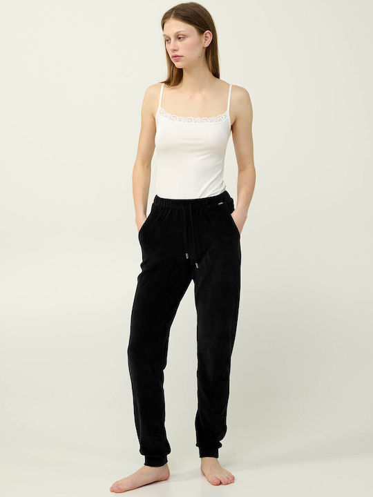 Vamp Winter Women's Pyjama Pants Blue Blazer