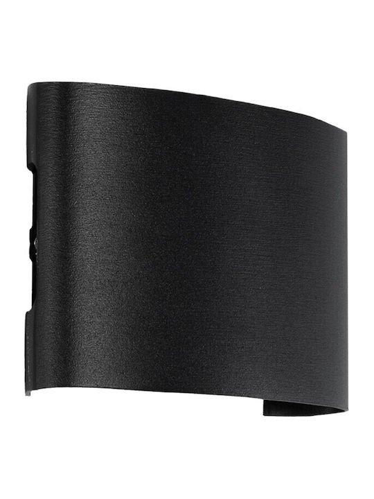 GloboStar Sixoad Wasserdicht Wandmontierte Außenbeleuchtung LED 8W 2700K 12x4x8cm