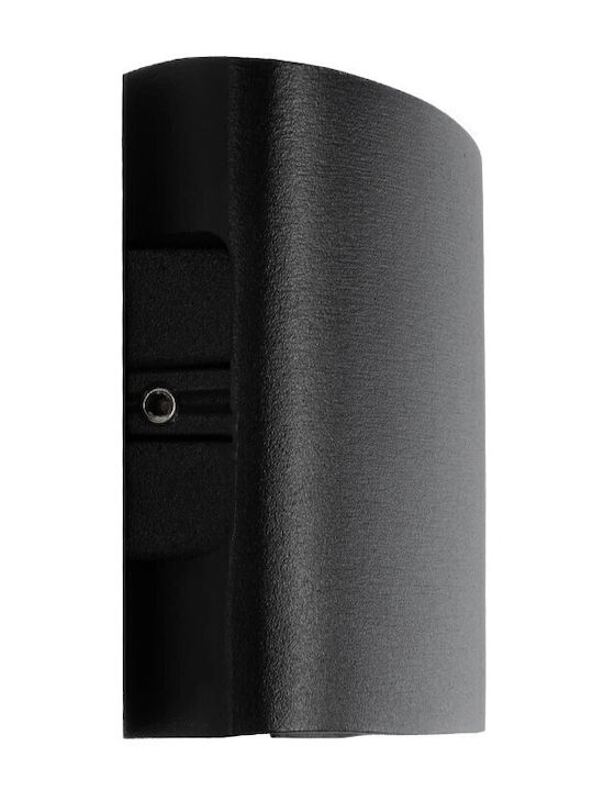 GloboStar Sixoad Wall-Mounted Outdoor Lighting LED IP65 8W with Warm White Light Double Beam 12x4x8cm