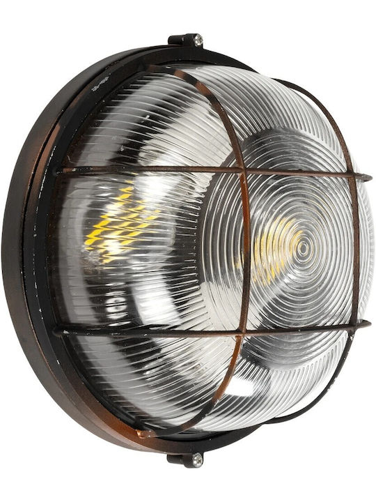 GloboStar Boatlight Wall-Mounted Outdoor Turtle Light E27 IP65 24x24x11εκ.